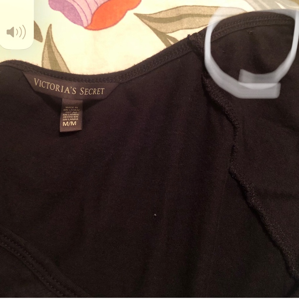 Victoria's Secret Long Sleeves Sequin Black Top Size  M - Picture 11 of 13